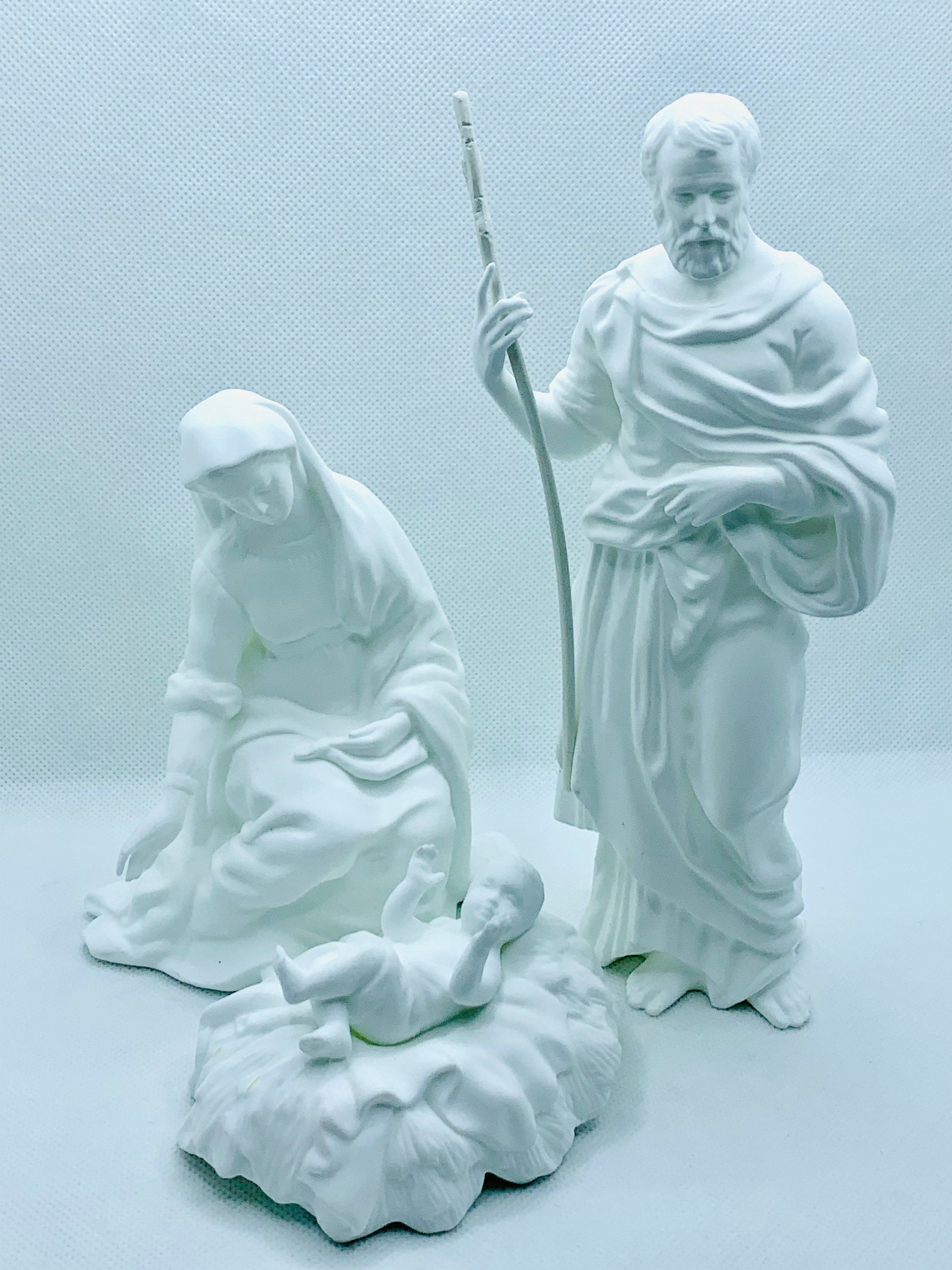 Lenox Nativity White the Holy Family Boxed Set Vintage Etsy