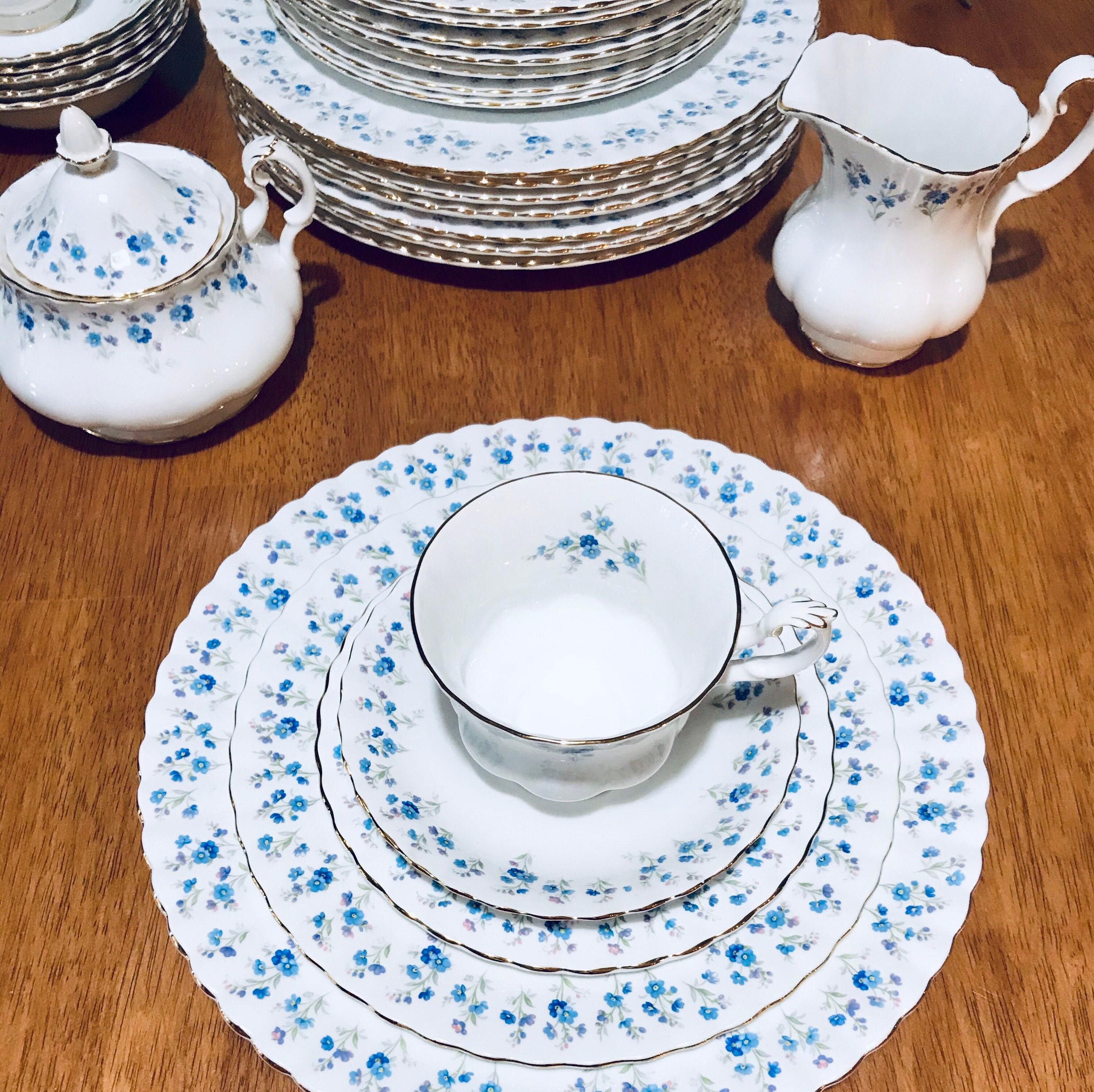 Memory Lane by Royal Albert Vintage 35 Pieces Etsy