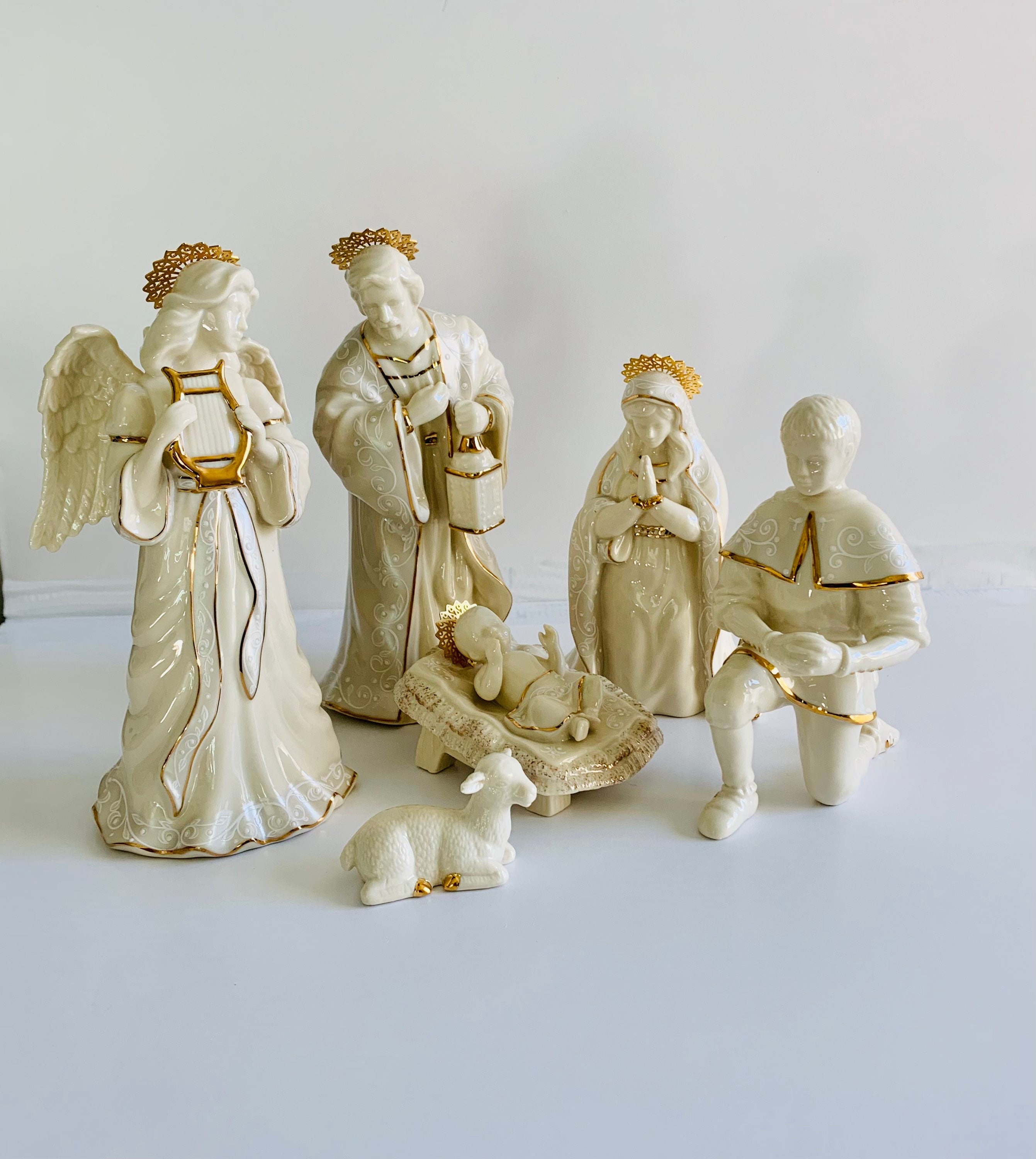 Vintage lenox nativity set clearance
