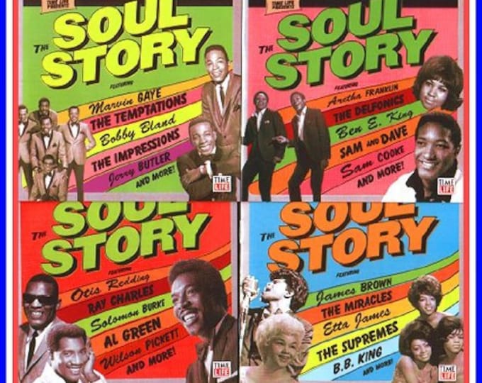 Time Life Music Body And Soul Collection Time Life Music, the Soul Story Collection, Volumes 1-4, 8 Cd's, 120