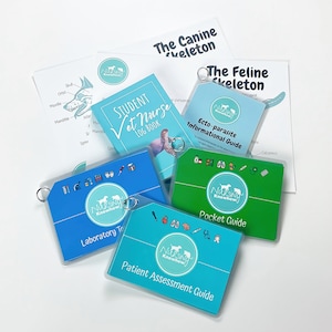 Pacchetto Ultimate Student Vet/Veterinary Nurse (30% DI SCONTO) - Vet Tech, Veterinary Pocket Guide, Vet Technician, Veterinary Flash Cards