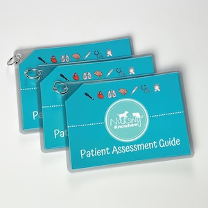 Veterinary Patient Assessment Guide - Vet Tech Diagnostics, Vet Nurse Pocket Guide, Veterinary Student Resource