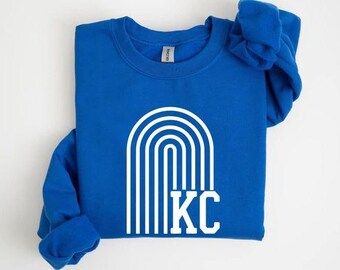 KC White Rainbow Crewneck | KC White Rainbow T-Shirt | KC White Rainbow Long Sleeve Tee
