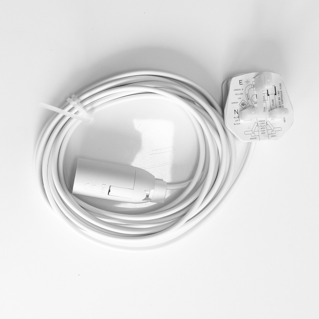 Plug in Pendant Light Cable Set 4 Meters White E14 Etsy UK