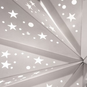 White Christmas Star Lantern Decoration