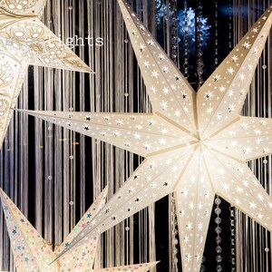 White Christmas Star Lanterns