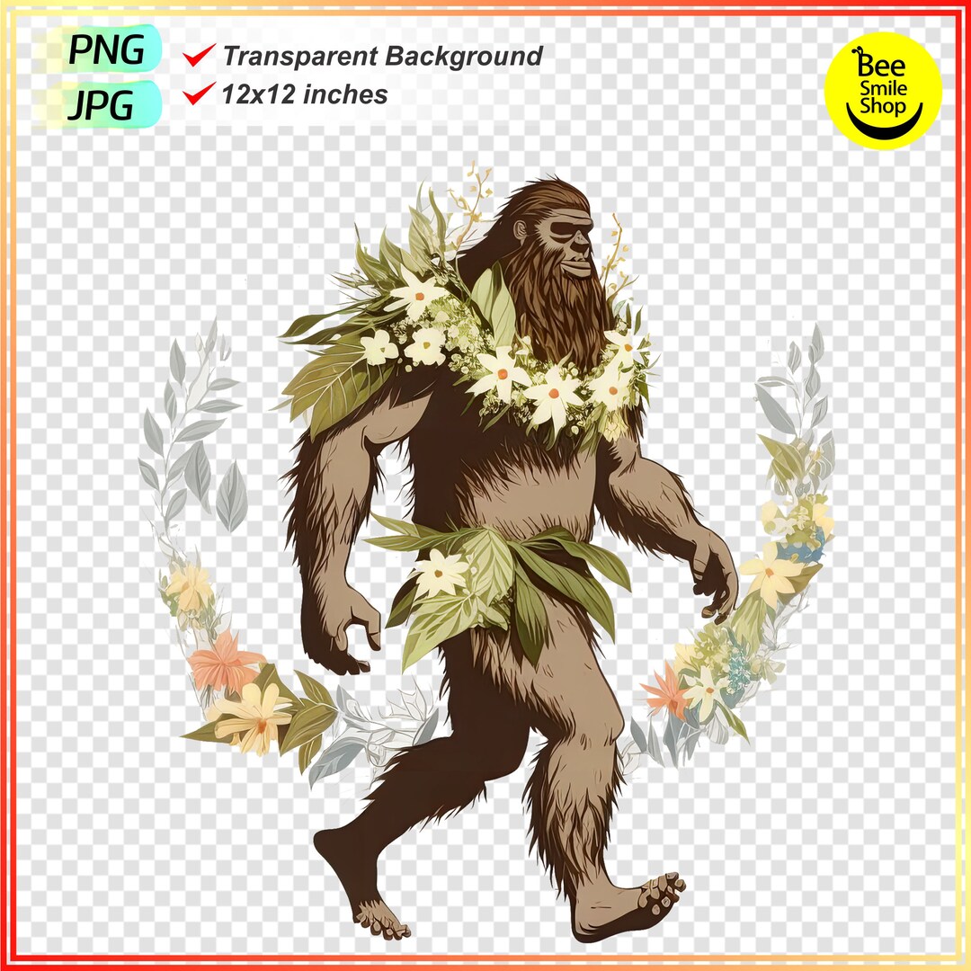 Sasquatch Printable - Etsy