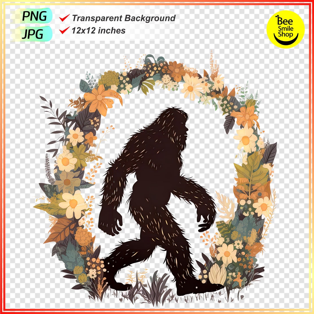 Sasquatch Printable File - Etsy