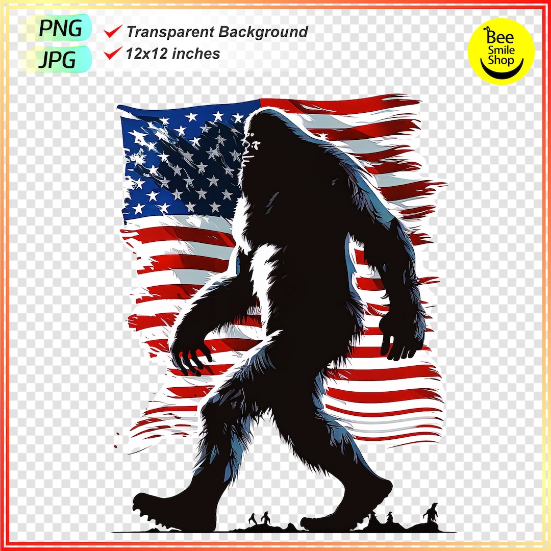 Sasquatch Printable - Etsy