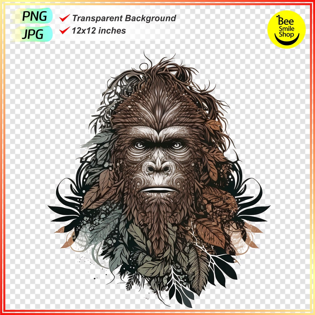 Sasquatch Printable File - Etsy