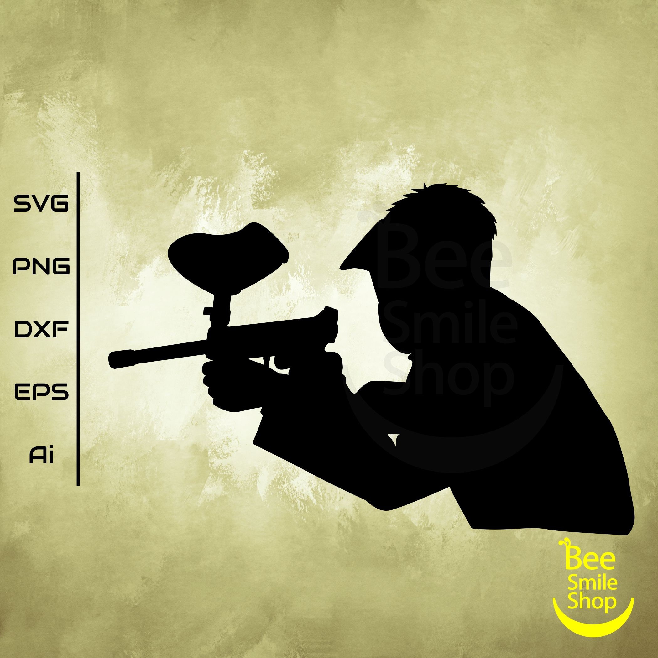 Paintball Gun Clipart