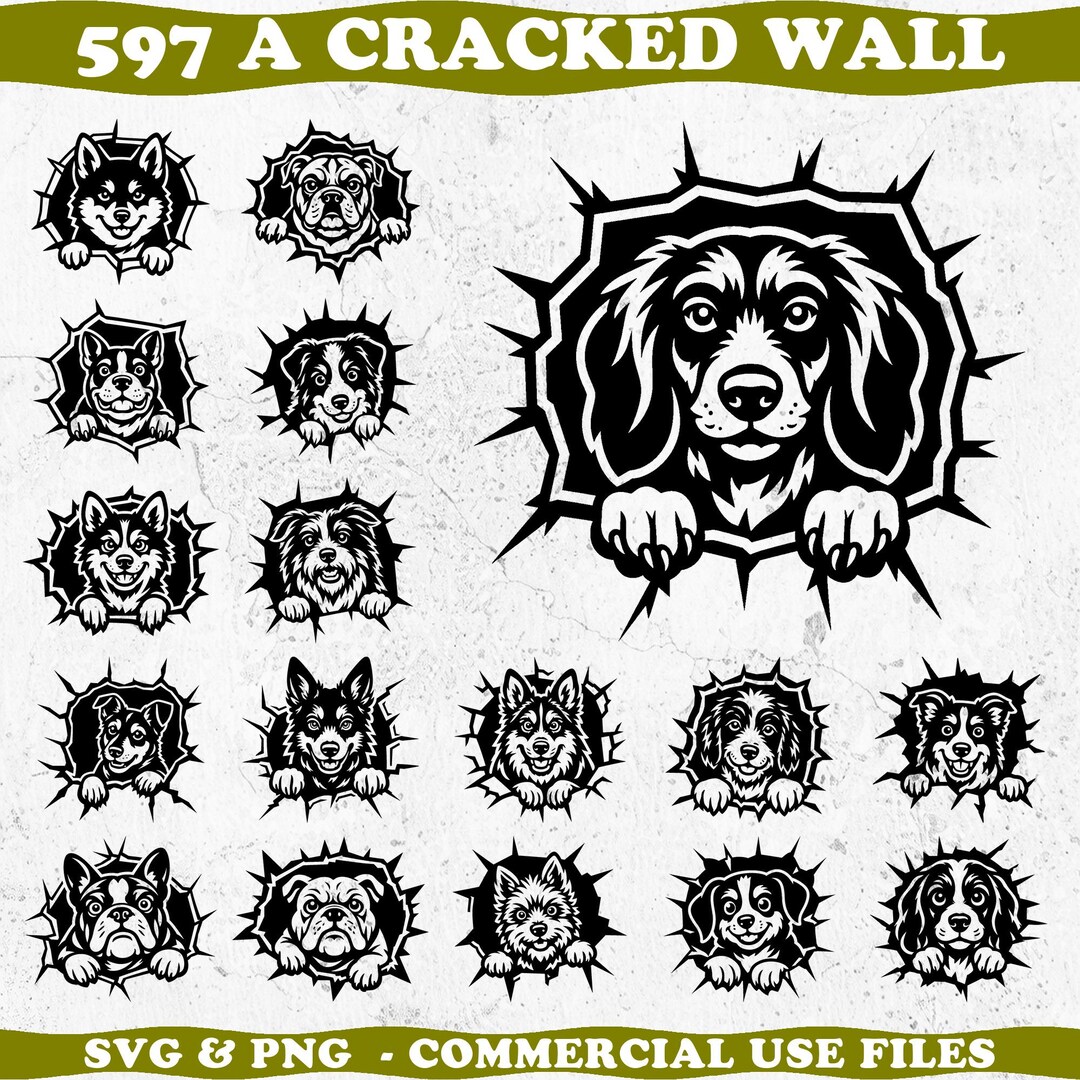 Dog Svg Png Bundle for Cricut and Laser Engrave Pet Crafts and Gifts ...