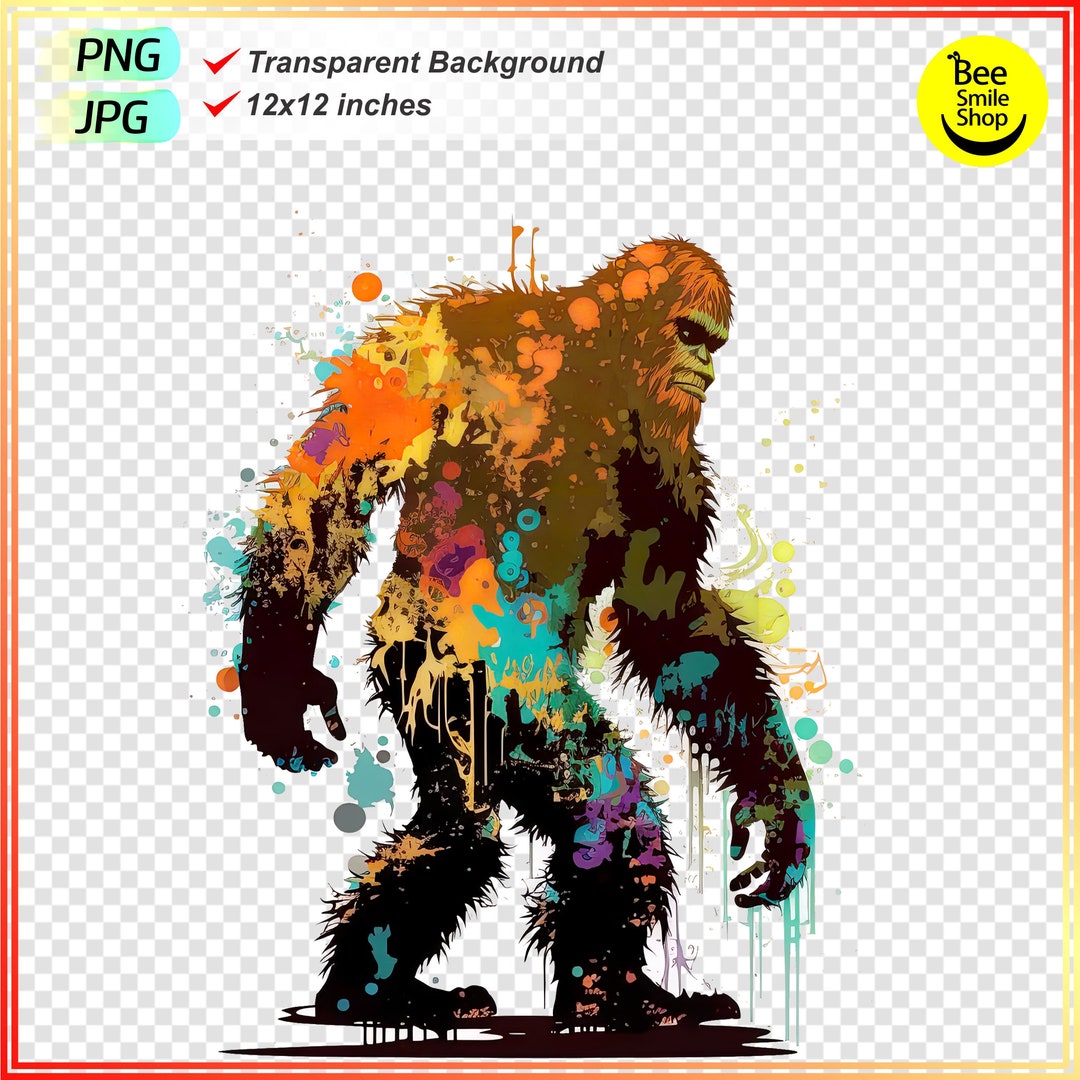 Sasquatch Printable - Etsy