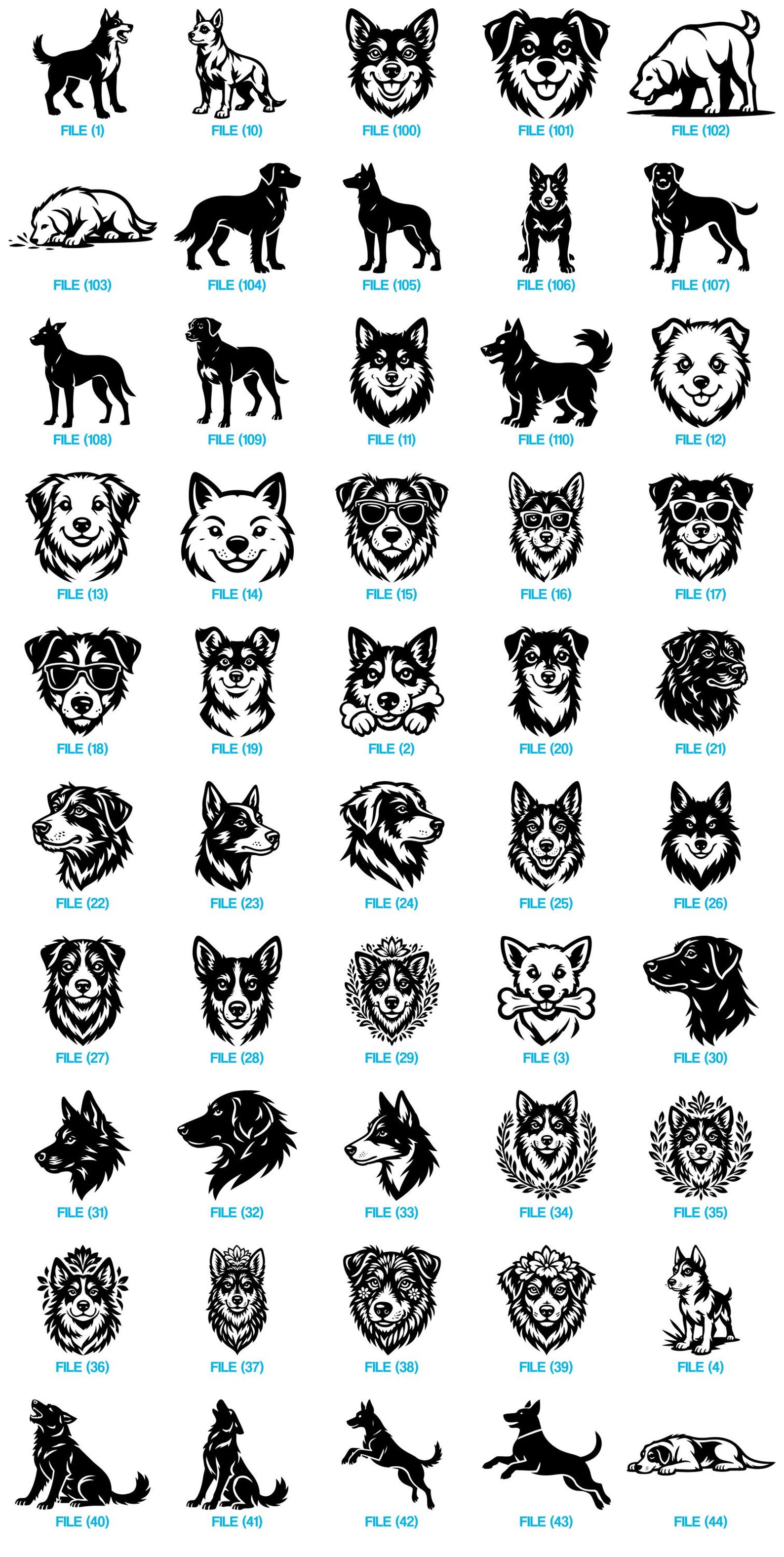 Jämthund Dog Svg & Png Bundle for Cricut and Laser Engrave Projects ...