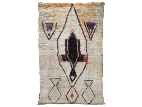 ヴィンテージ ブジャドラグ モロッコラグ ヴィンテージ マット 絨毯