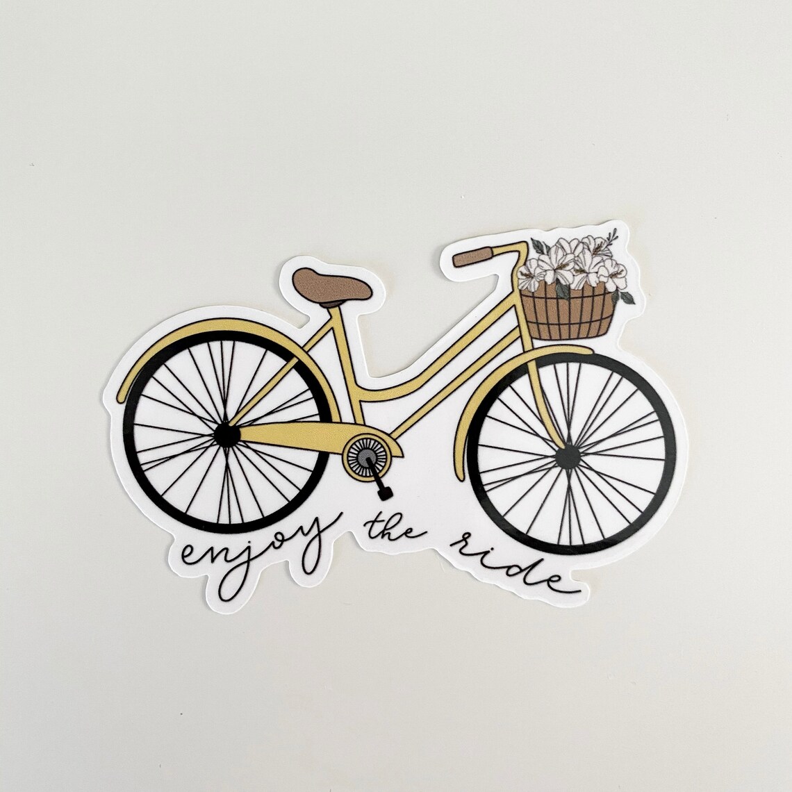 Bicycle Sticker Beach Cruiser Sticker Bike Sticker Cute Etsy Nederland
