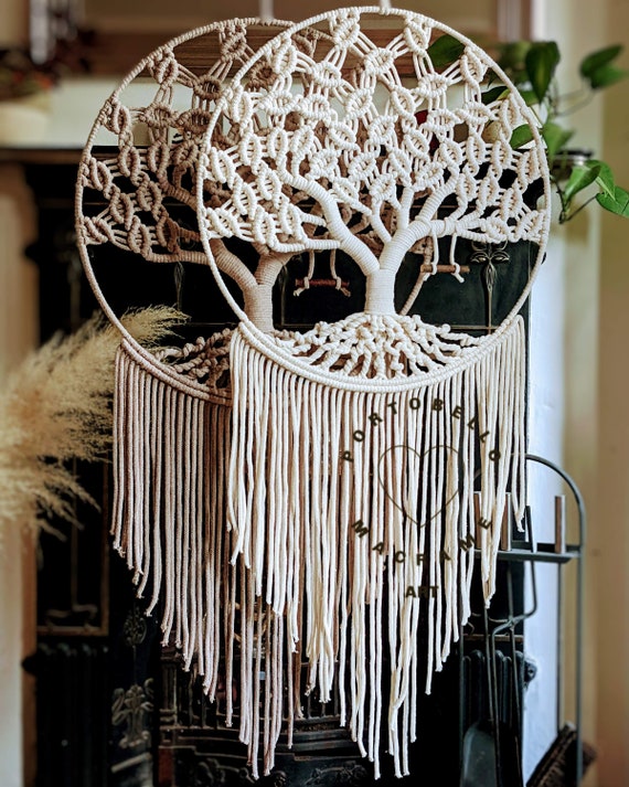 Macrame Tree of Life,boho Decor,handmade Dreamcatcher,large