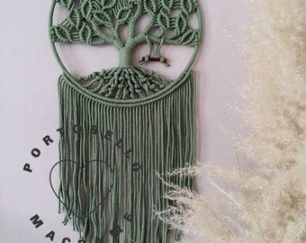 Macrame Tree of Life,macrame Dreamcatcher Wall Hanging,modern