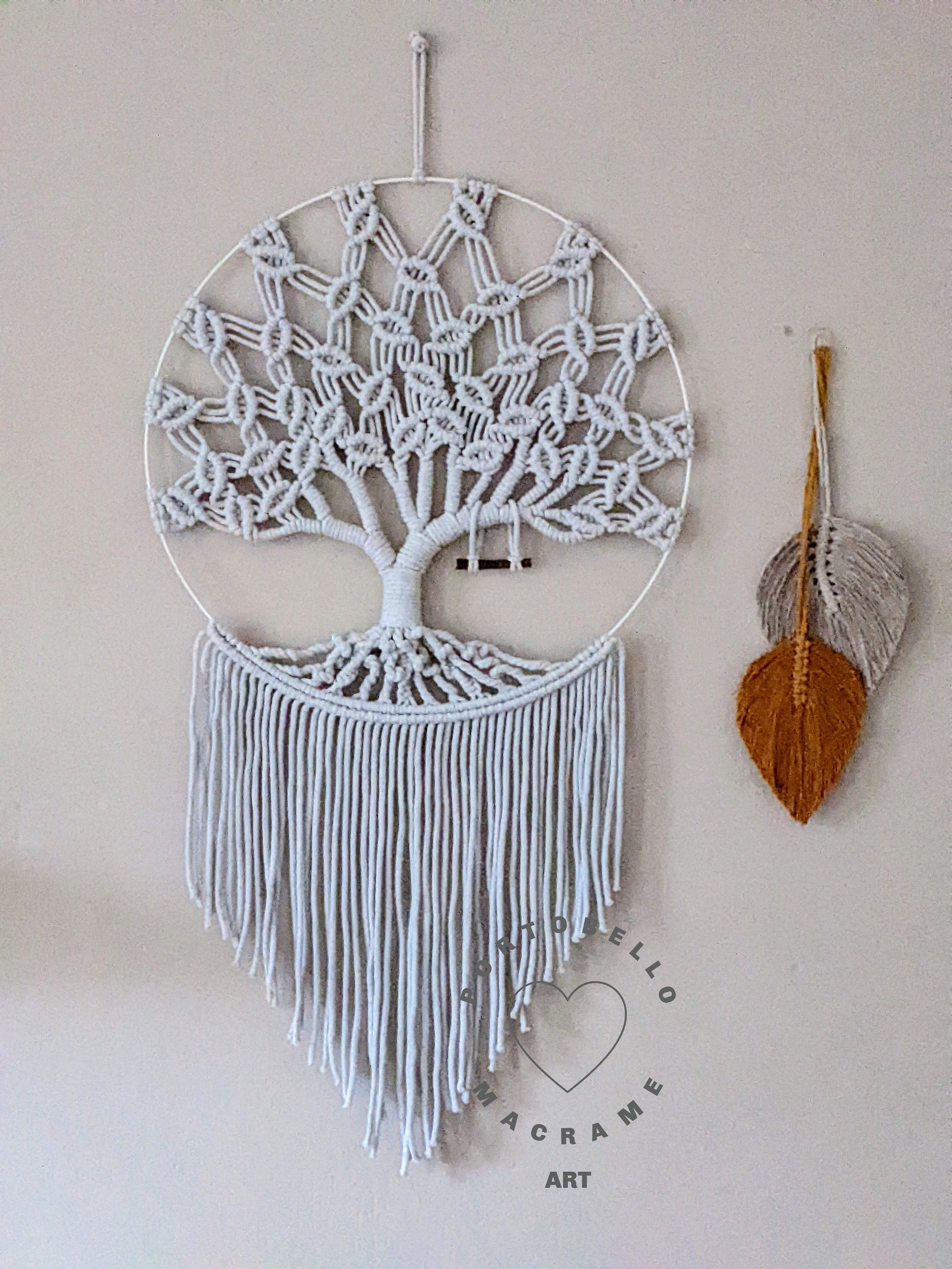 Gray DIY Macrame Kit - Mandala Life ART