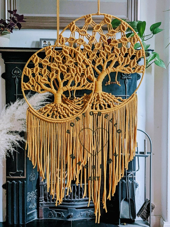 Macrame Tree of Life,boho Decor,handmade Dreamcatcher,large