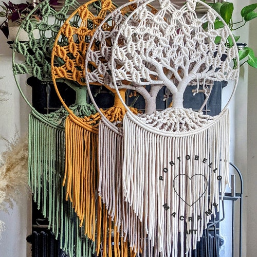 Macrame Tree of Life,boho Decor,handmade Dreamcatcher,large