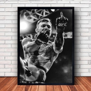 Conor McGregor Boxen Poster Leinwand Wand Kunst Familie Schlafzimmer Dekor (Option Rahmen)