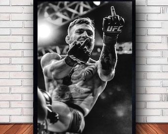 Conor Mcgregor Boxing Poster Canvas Wall Art Family Bedroom Decor(Frame Option)