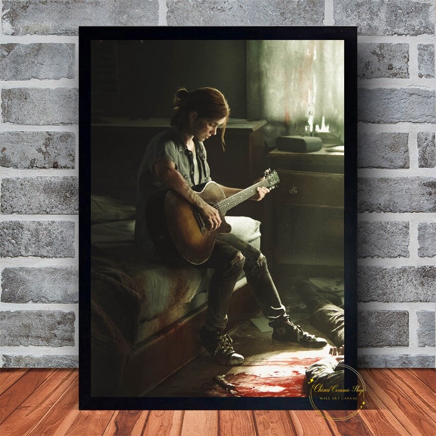 Buy Generic Custom Canvas Wall Decoration The Last of Us Poster The Last of  Us Wall Sticker Mural Ellie Joel Video Game Wallpaper #0571: Back Glue  Paper, 80X120Cm Online at Low Prices