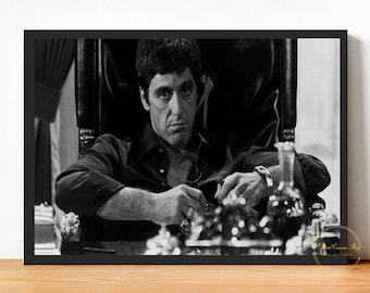 スカーフェイス映画、アル・パチーノポスターキャンバスウォールアート