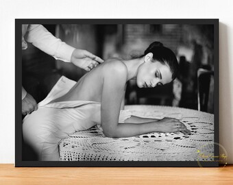 Helmut Newton Poster Canvas Wall Art Family Bedroom Decor Frame Option Available