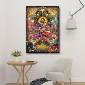 Pan’s Labyrinth Movie Poster Canvas Wall Art Family Bedroom Decor Frame Option Available