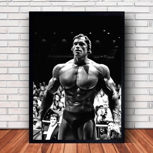 Arnold Schwarzenegger Sport Poster Leinwand Wand Kunst Familie Schlafzimmer Dekor (Rahmen Option)