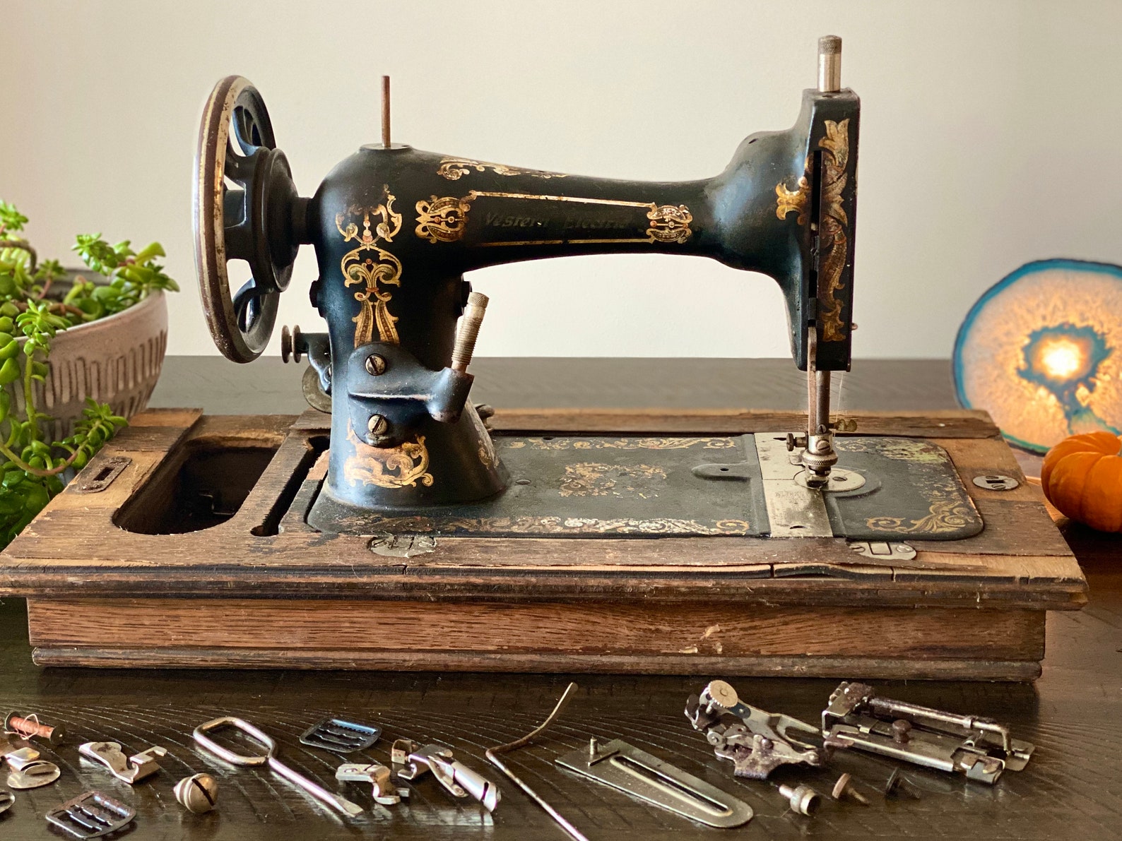 Vintage Western Electric Sewing Machine Late 1800s Early 1900s - Etsy.de