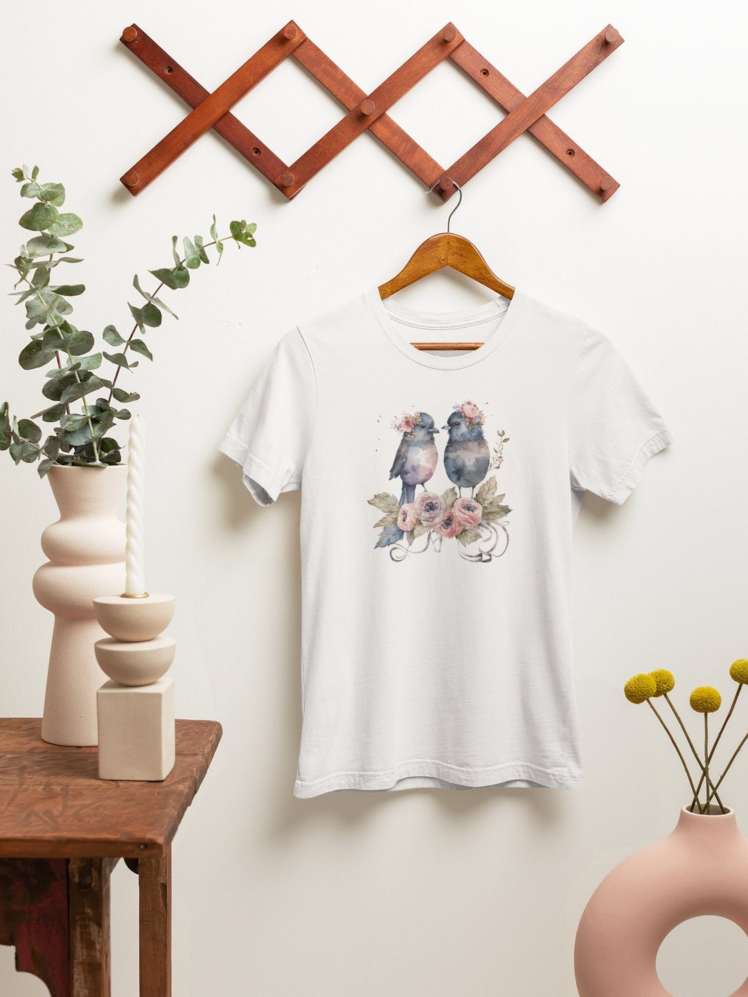 Vinyl Into Birds T-Shirt Turquoise main image 1