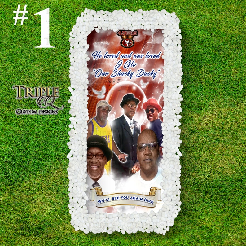 Custom Grave Blanket Grave Cover Memorial Blanket Funeral Etsy