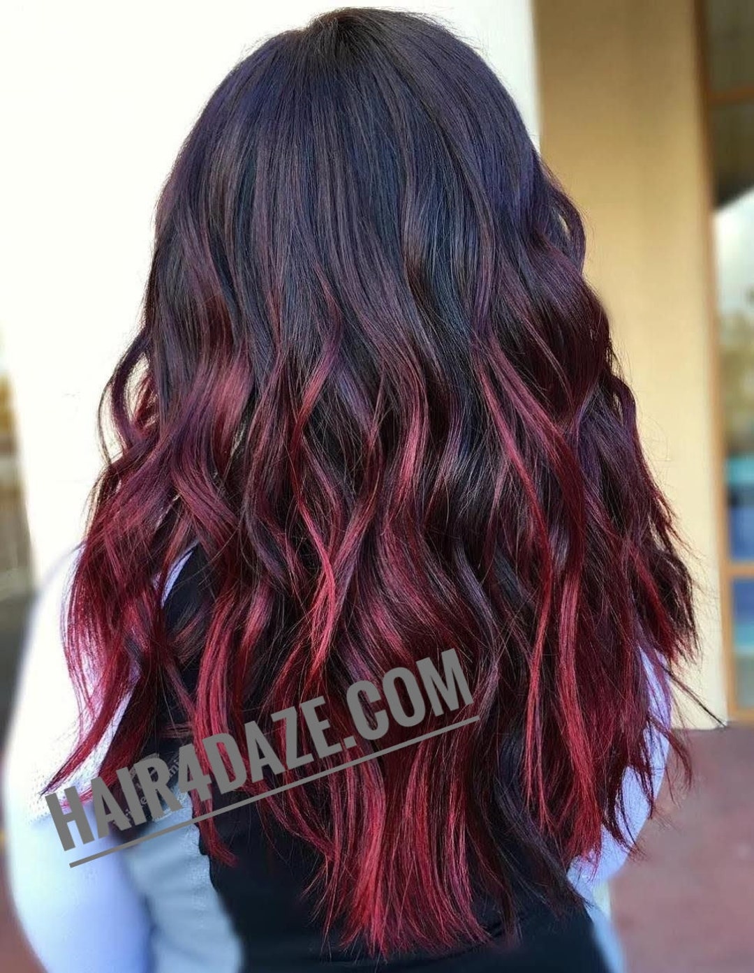 Clip in Human Hairred Clip in Hair Extensionsburgundy Ombre - Etsy Clip in Human Hairred Clip in Hair Extensionsburgundy Ombre - Etsy
