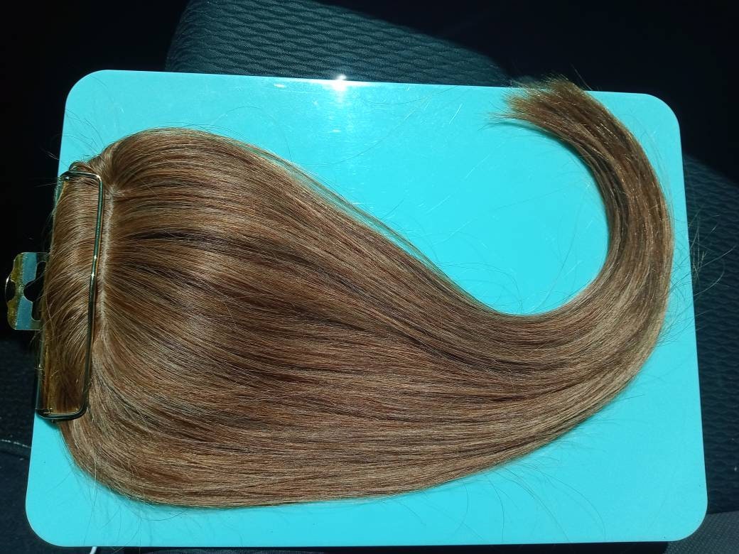 Brown Human Hair Wighuman Hair Silk Base Topperhair Unit for Etsy