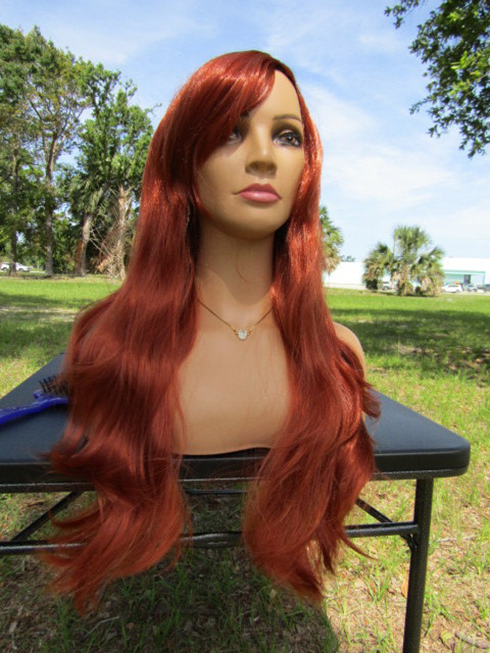 Ginger Wigs with BangsWigs for White WomenLong Copper Etsy