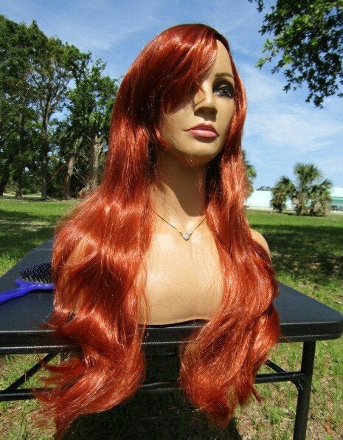 Ginger Wigs with BangsWigs for White WomenLong Copper Etsy