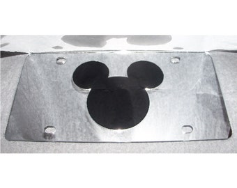 Topolino ispirato a specchio acrilico laser taglio targa NUOVO!!