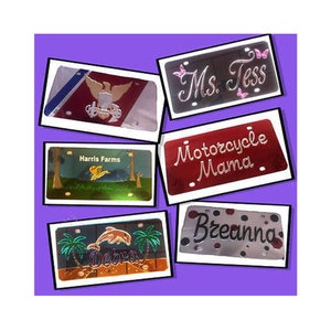 Custom Acrylic Mirror License Plate! Have an idea for a plate? Just ask!
