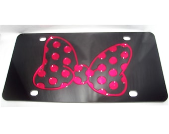 Minnie Mouse ispirato Arco Acrilico Laser Taglio Targa NUOVO!!