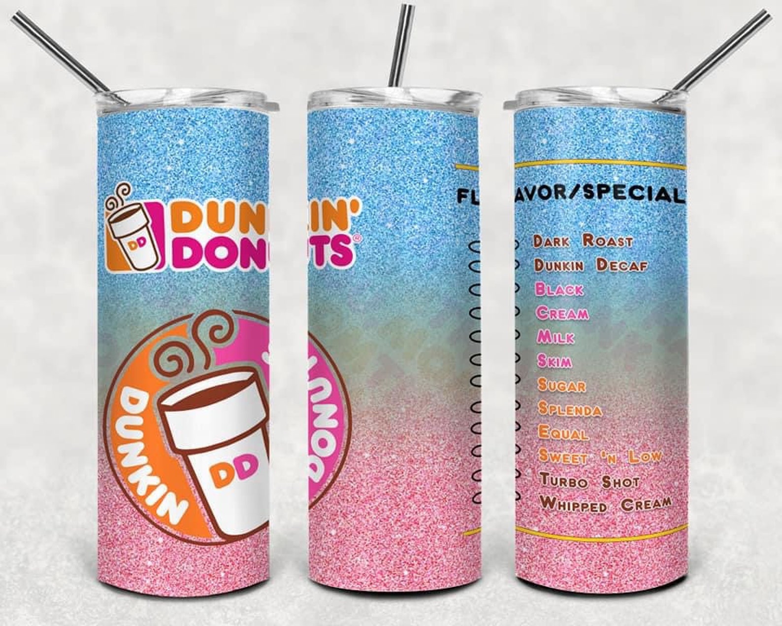 Dunkin Donuts 20oz Insulated Tumbler Etsy