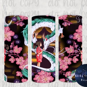 Spirited Away Kohaku Chihiro Ghibli  20oz Insulated Tumbler