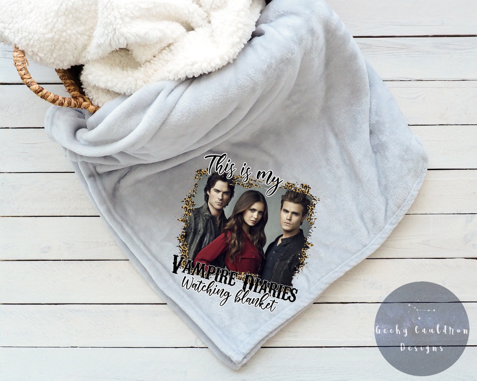 Vampire Diaries Watching Blanket Etsy