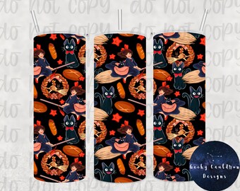 Kiki's Delivery Service Jiji Witch 20oz Insulated Tumbler