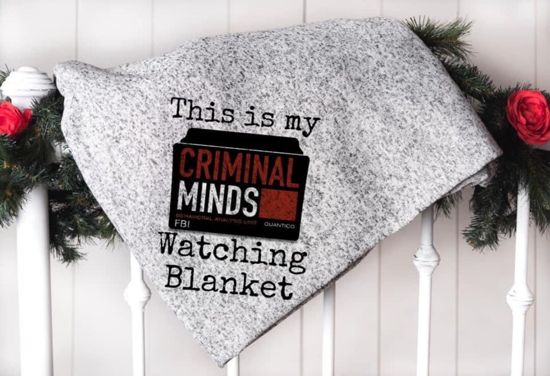 Criminal Minds Watching Blanket Etsy