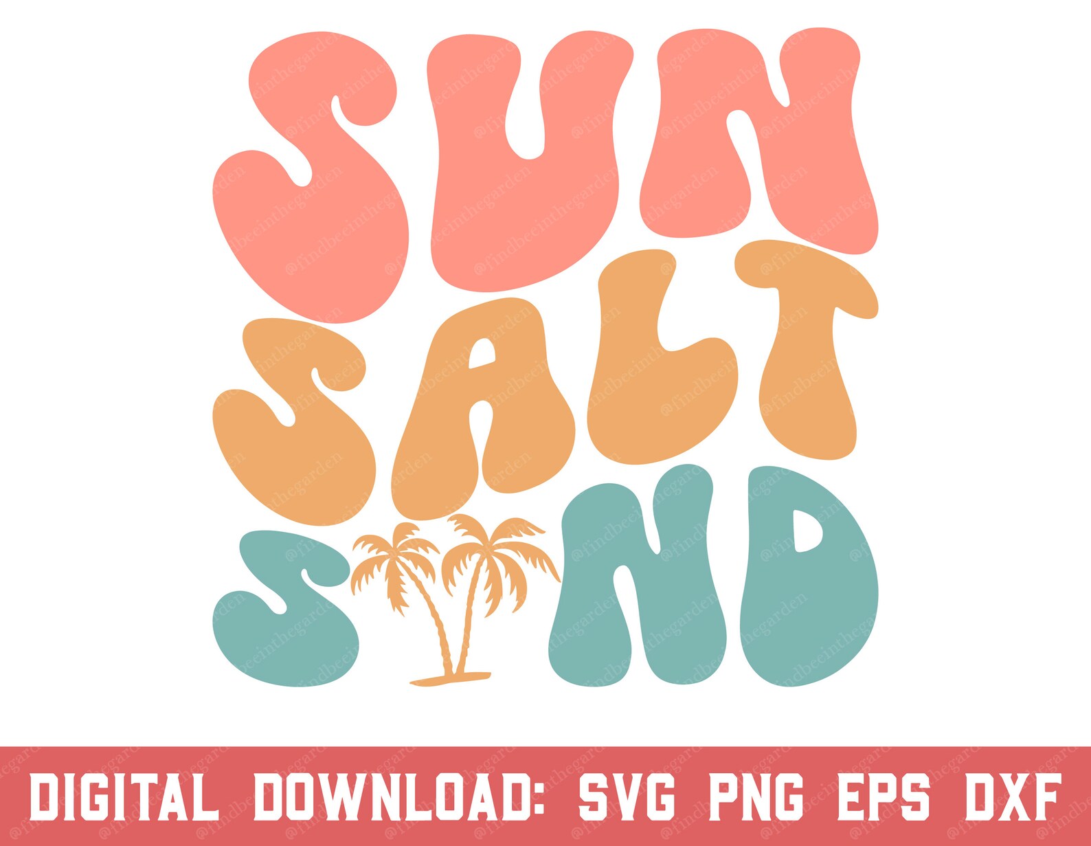 Sun Salt Sand Svg Sun Salt Sand Png Summer Svg Beach Svg - Etsy