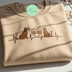 Sudadera bordada con contorno de técnico veterinario personalizado, regalo de graduación de técnico veterinario, camisa de uniforme de clínica veterinaria personalizada para ella o él