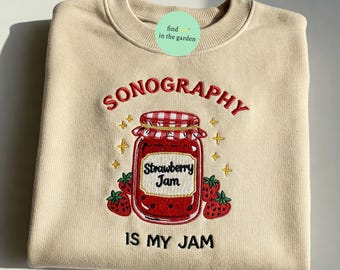 Sonography Embroidered Sweatshirt, Ultrasound Tech Grad Sono Crewneck, Future Ultrasound Gift, Technologist Shirt, Pets Pediatric Shirt
